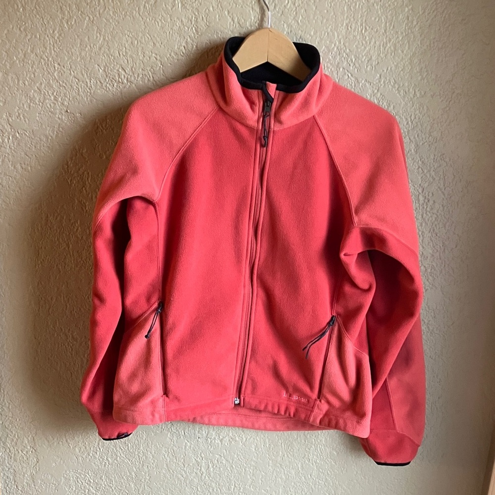 LL Bean, vintage full zip fleece jacket